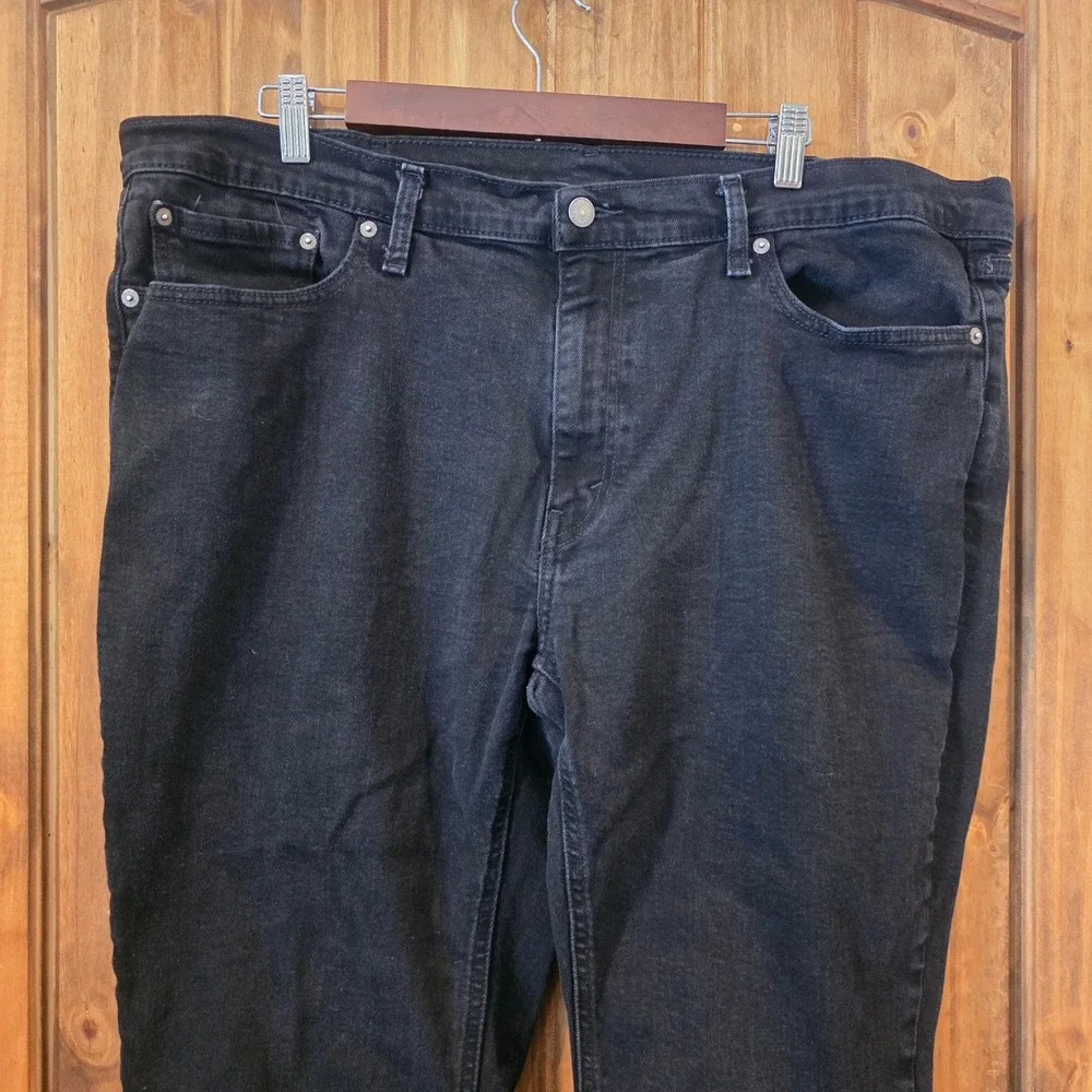 Levi's 541 Athletic Taper Jeans Mens 44x29 Black Excellent Denim Pants